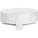 Mirella 40 X 16 inch White Outdoor Coffee Table